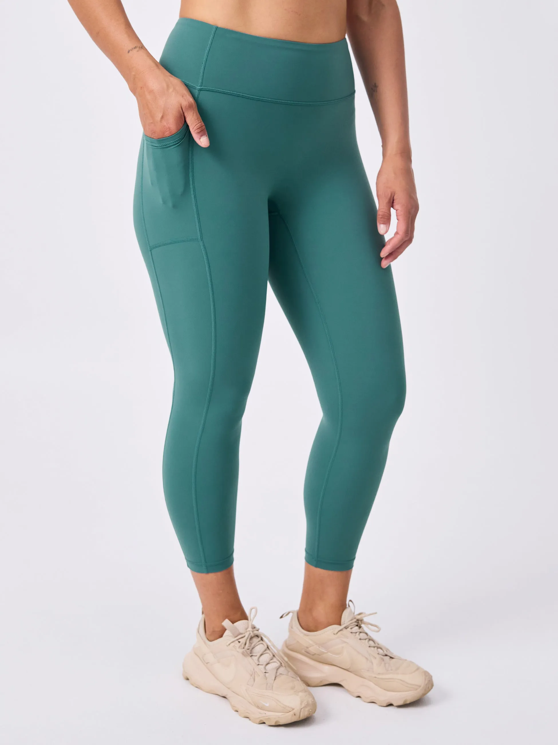 Soft Touch Pocket 7/8 Legging - Eden