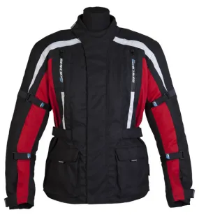 Spada Core Textile Waterproof Jacket - Black/Red