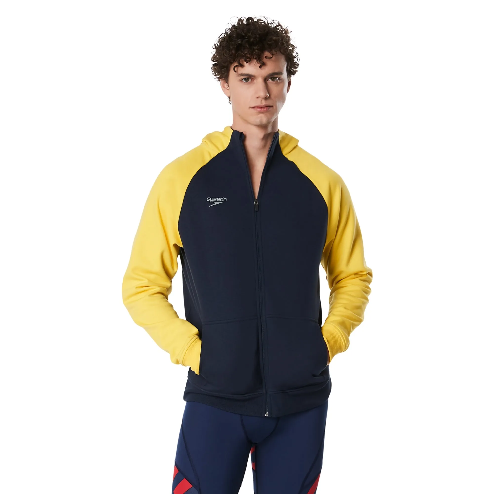 SPEEDO Adult Hooded Warm Up Jacket  Male