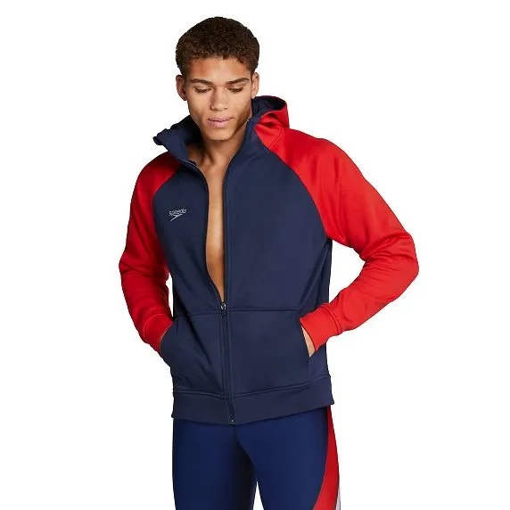 SPEEDO Adult Hooded Warm Up Jacket  Male