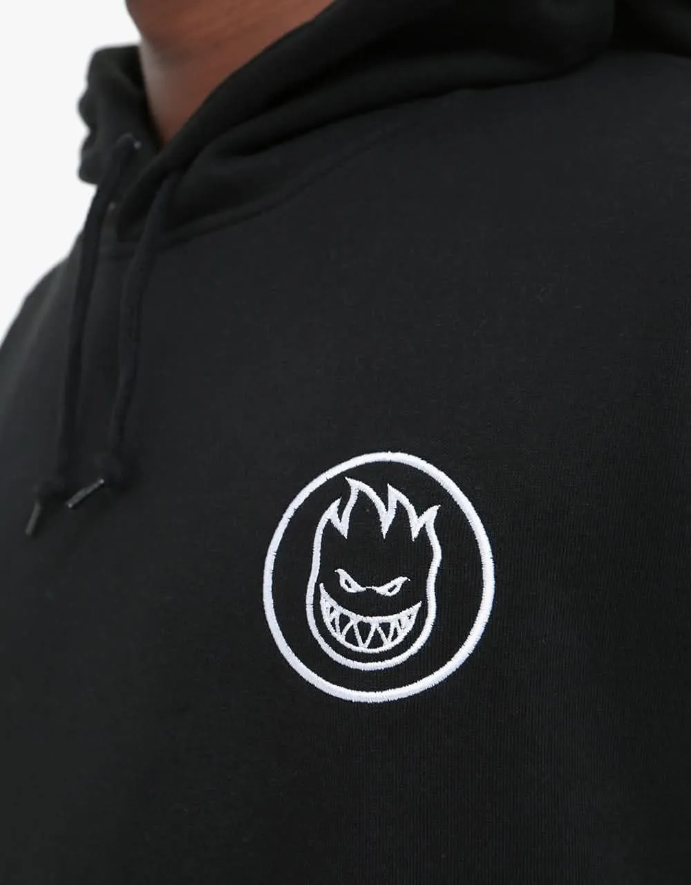 Spitfire Bighead Blocked Pullover Hoodie - Black/Maroon/Dark Green