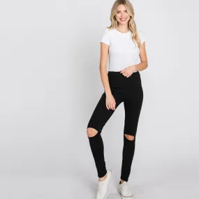 Split Knee Leggings