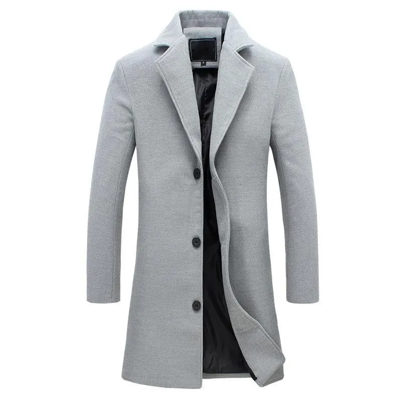 Stylish Long Wool Coat