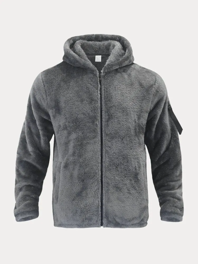 Thermal Fleece Hooded Jacket