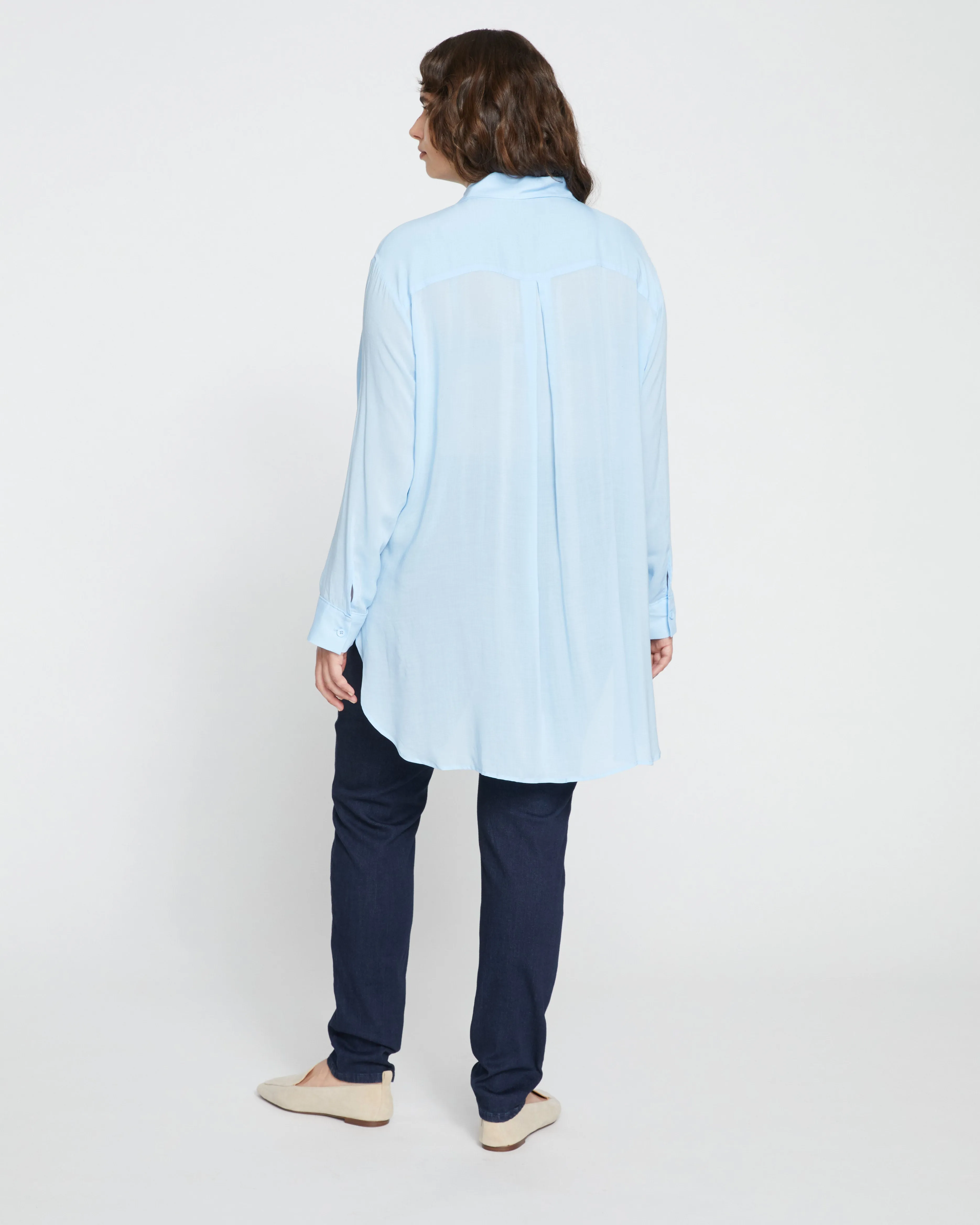 Toni Hi Low Tunic - Glacier