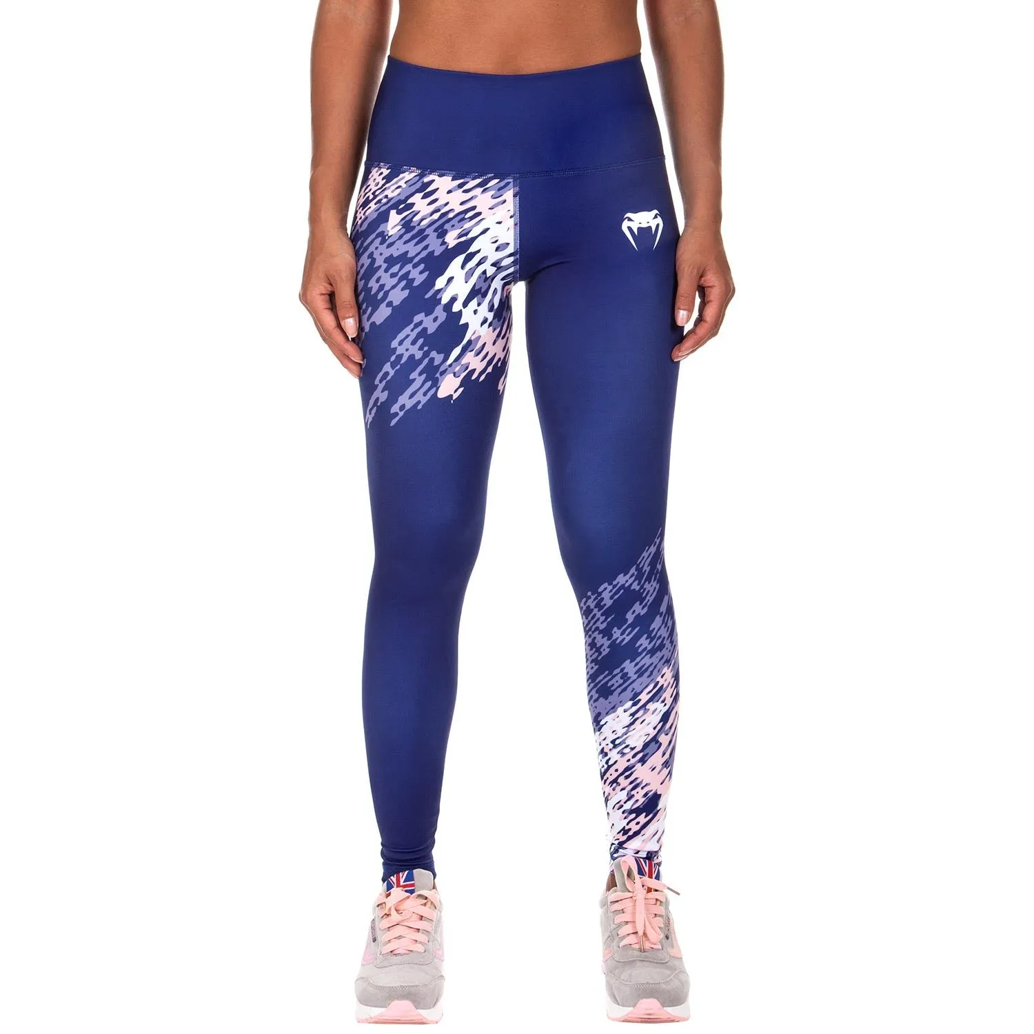 Venum Neo Camo Leggings - Navy Blue/Coral