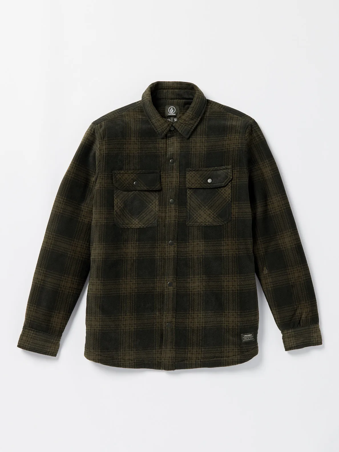 Volcom Bowered Fleece L/S Shirt-Bison