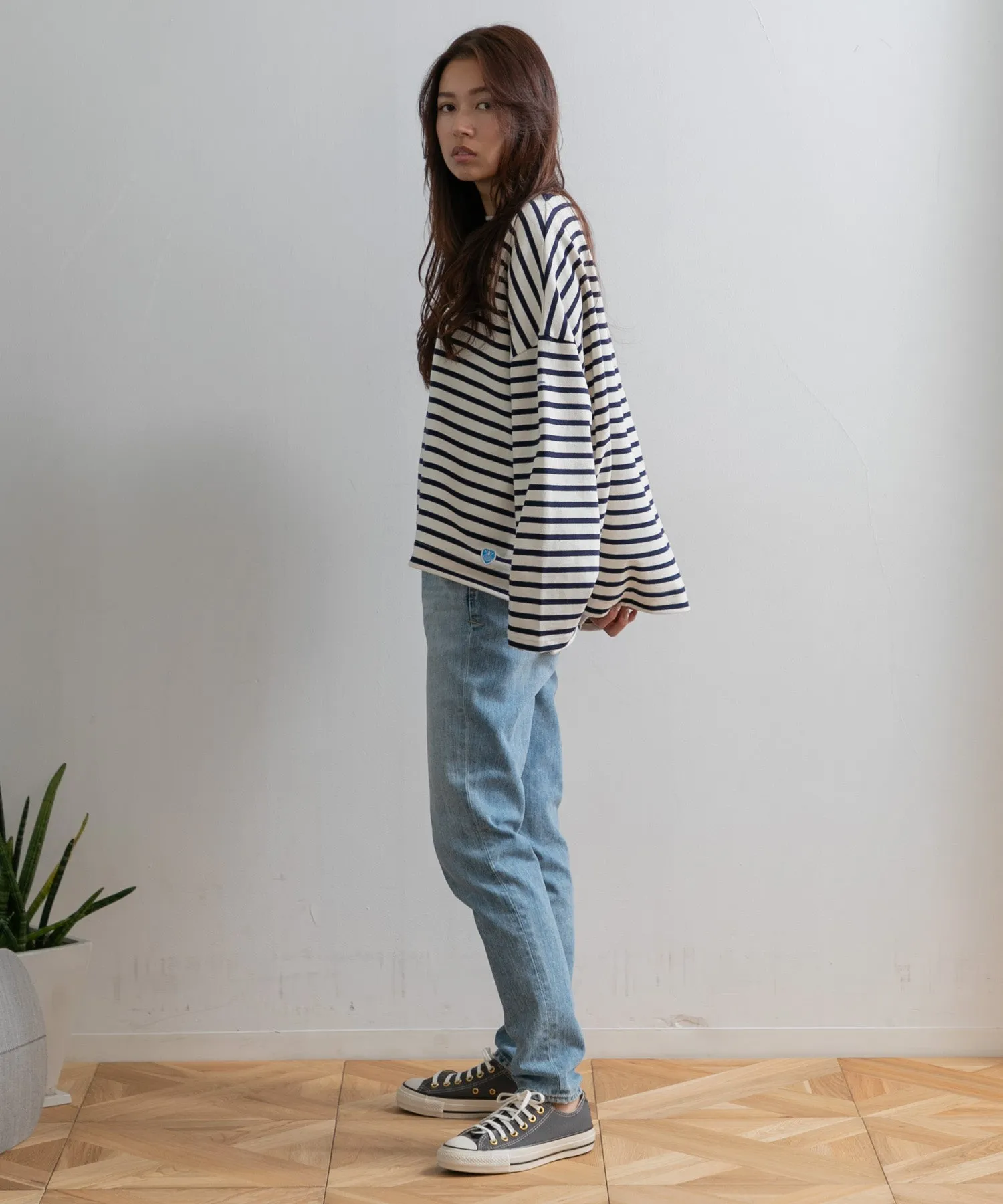 【WOMEN】YANUK ハイウエスト スリムテーパード RUTH TDS Trick Denim