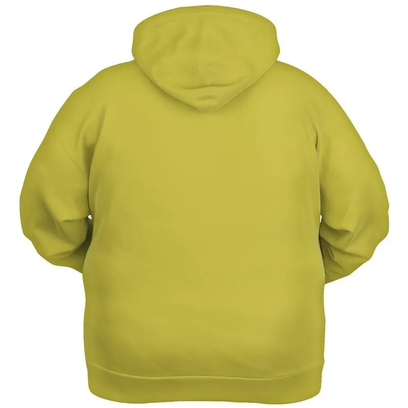 Yellow Pullover Hoodie | Unisex | with PLUS sizes | C0M0Y80K30